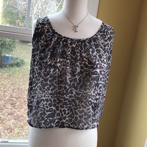Leopard print tank